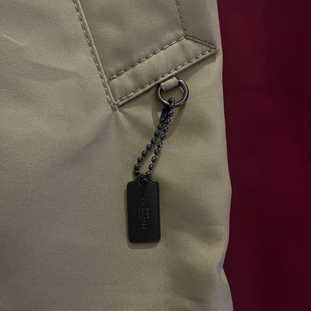 I am listing a men’s Coach trench coat size large - Picture 2 of 10